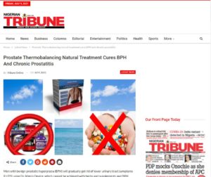 Prostate Thermobalancing natural treatment cures BPH and chronic prostatitis