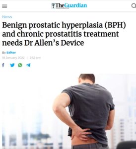 Benign prostatic hyperplasia treatment needs Dr Allen’s Device