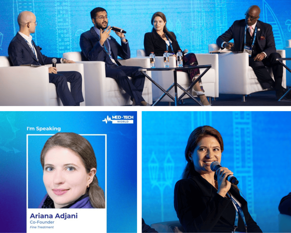 Ariana Adjani was speaking at the Med-Tech World Summit 2024 in Dubai joining the panel on the "Novel MedTech Sensations: Shaping the Future of Health" panel.